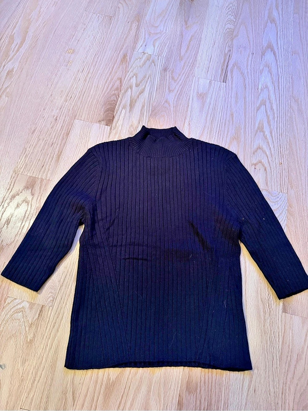 Modern Citizen Black Ribbed Turtleneck Size Small Like New